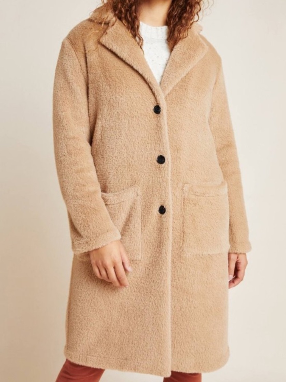 Anthropologie Sanctuary Colleen Faux Fur Coat Size S